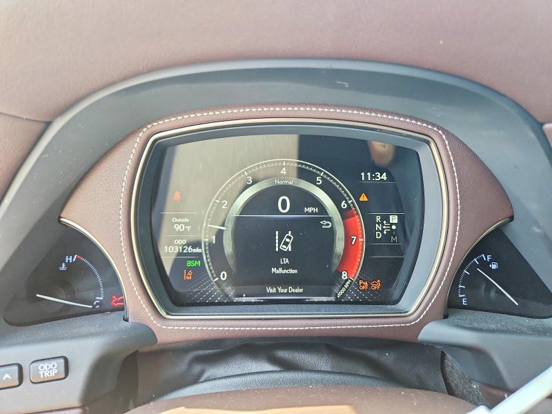 2018 Lexus Ls VIN JTHB5LFF5J5003373 COPART salvage auction — FRONT END, La - Cert Of Title-Salvage, sold $16,300 on 2026-09-23 (photo 9)