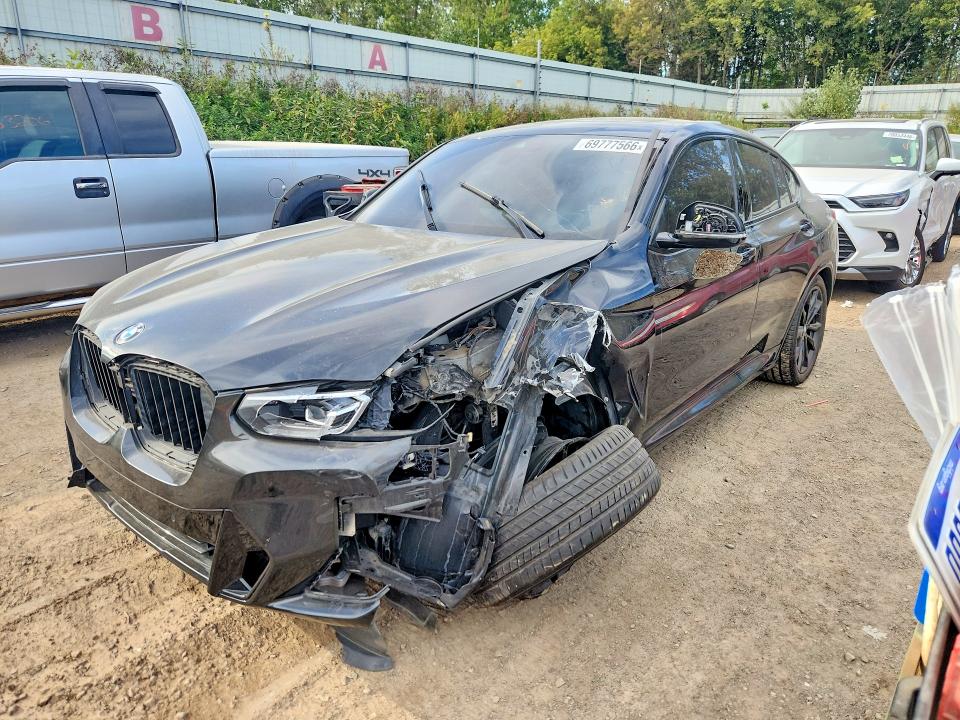 2022 BMW X4 VIN 5UX33DT05N9J91195 — COPART salvage auction photo