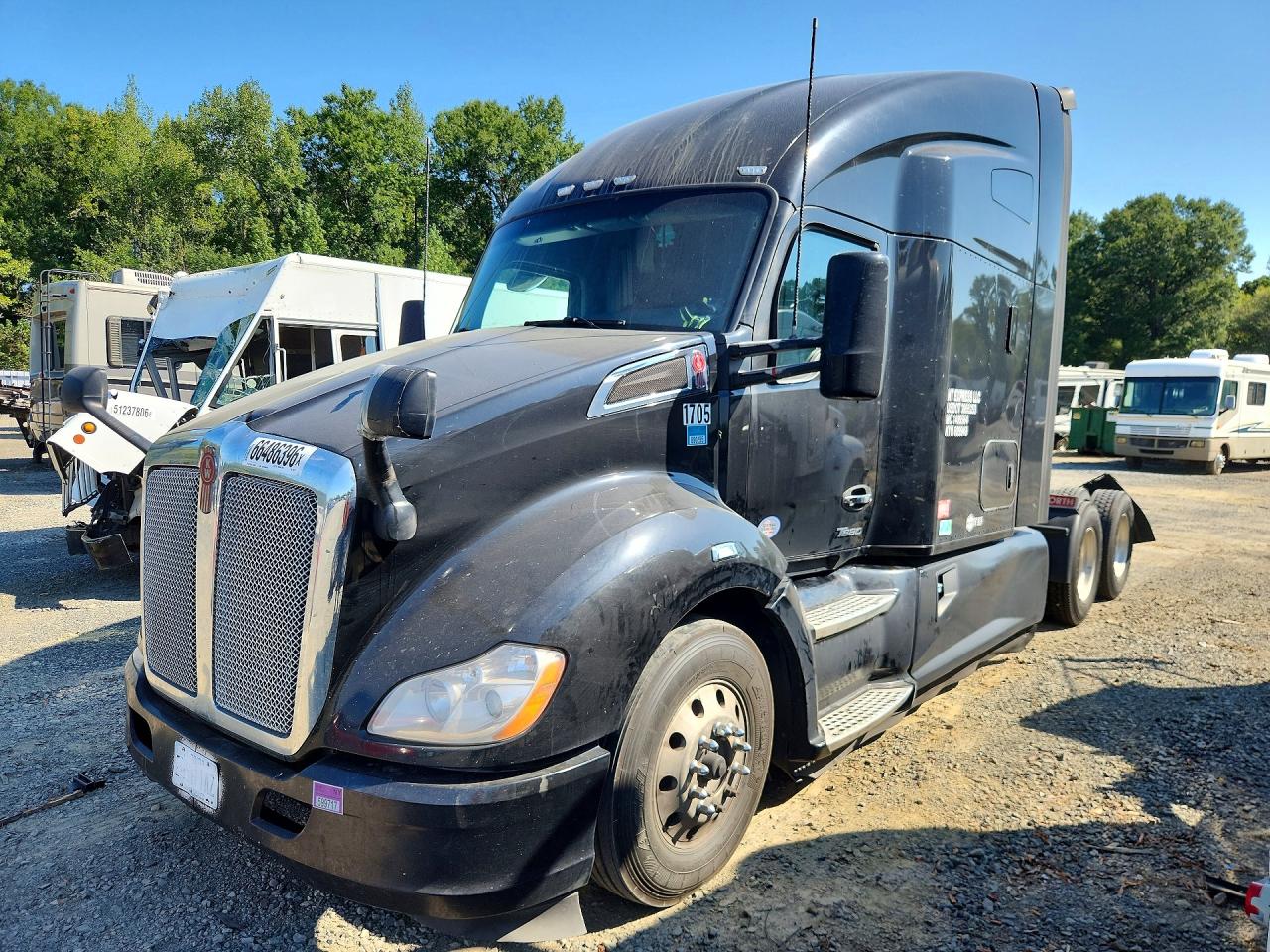 2022 Kenworth Constructi VIN 1XKYDP9X3NJ100731 — COPART salvage auction photo