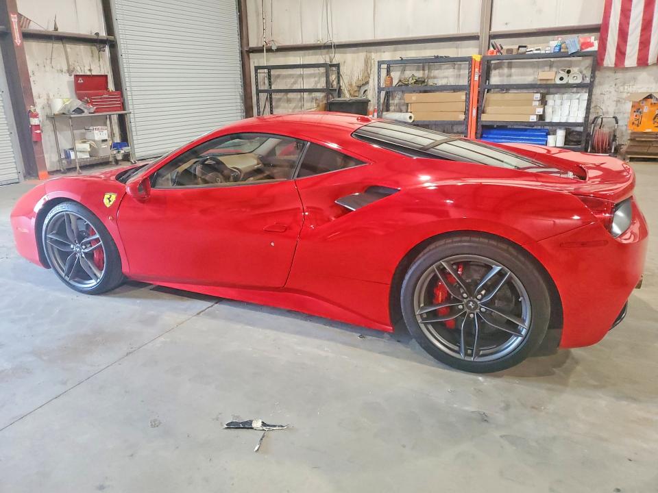 2016 Ferrari 488 gtb VIN ZFF79ALA5G0214993 COPART salvage auction — NORMAL WEAR, AZ - CERT OF TITLE-RESTORED SALVAGE, sold $45,500 on 2026-09-18 (photo 2)