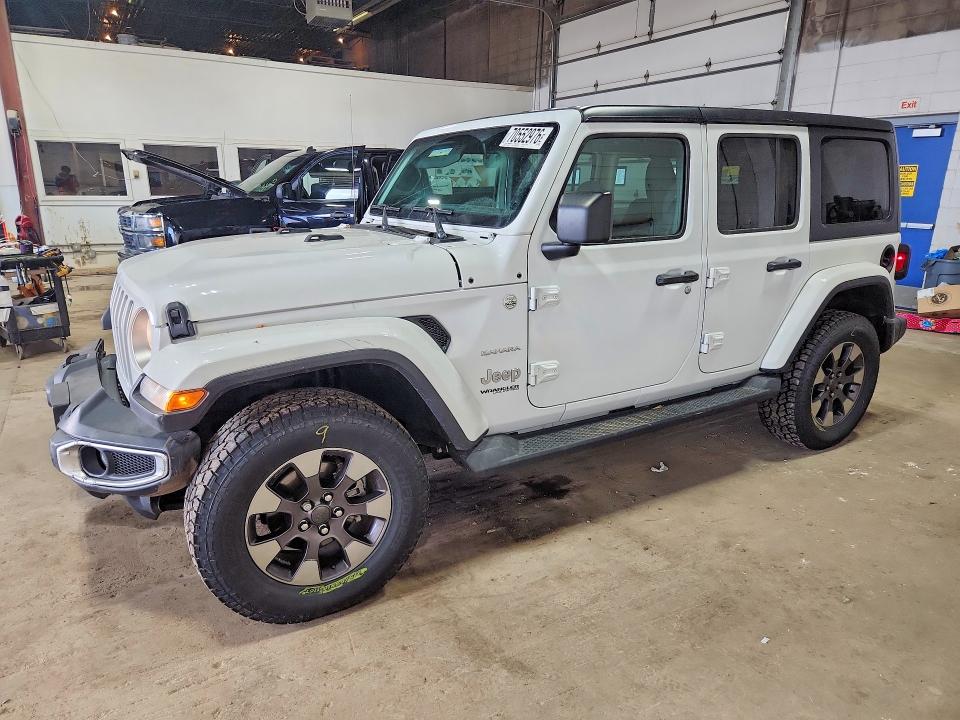 2018 Jeep Wrangler unlimited VIN 1C4HJXEGXJW173585 — COPART salvage auction photo