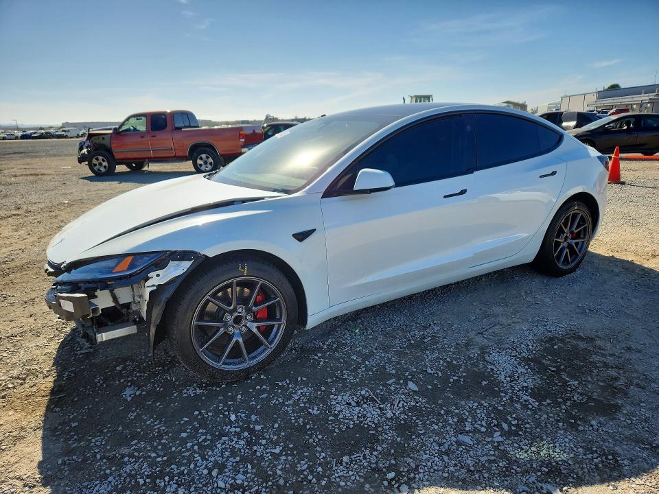 2025 Tesla Model 3 VIN 5YJ3E1EA7SF980272 — COPART salvage auction photo