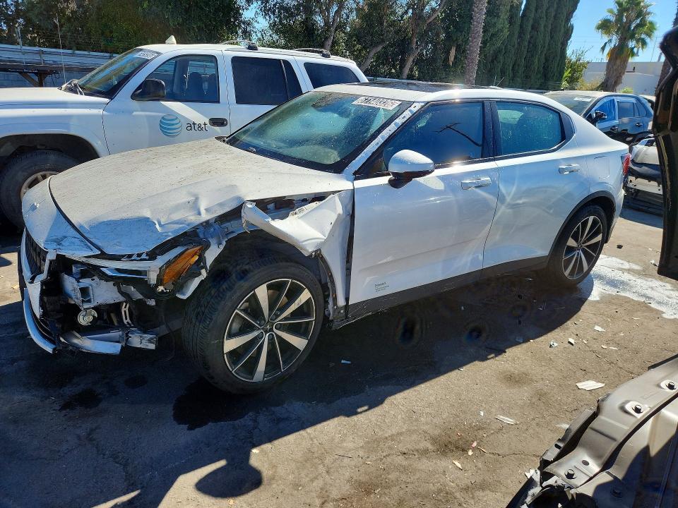 2021 Polestar 2 VIN LPSED3KA0ML024443 COPART salvage auction — FRONT END, Ca - Salvage Certificate, sold $4,550 on 2026-09-15 (photo 1)