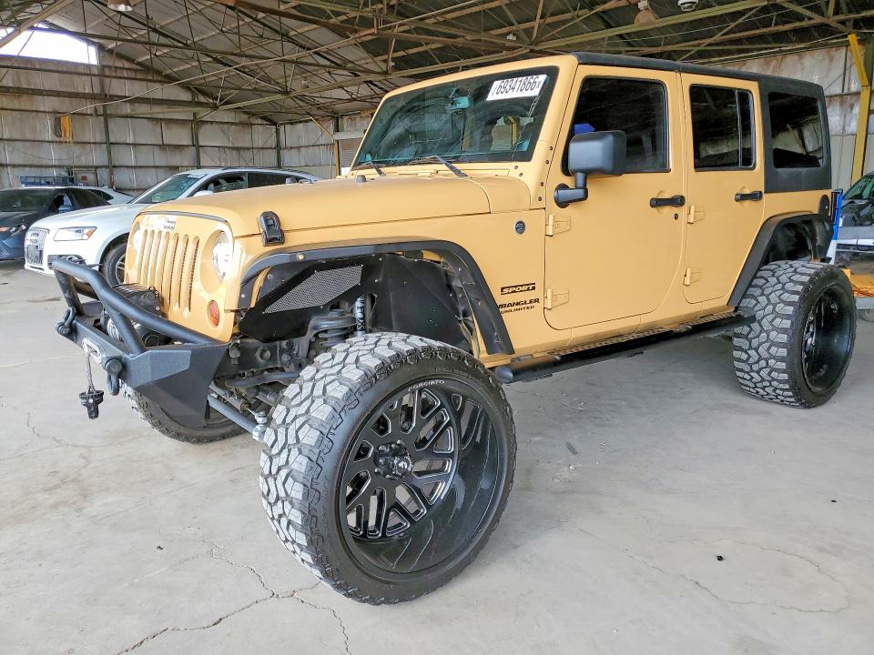 2013 Jeep Wrangler / VIN 1C4BJWDG6DL674514 — COPART salvage auction photo