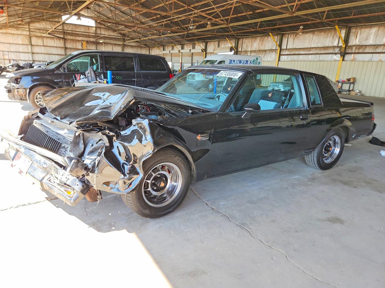 1987 Buick Regal VIN 1G4GJ1175HP457267 — COPART salvage auction photo