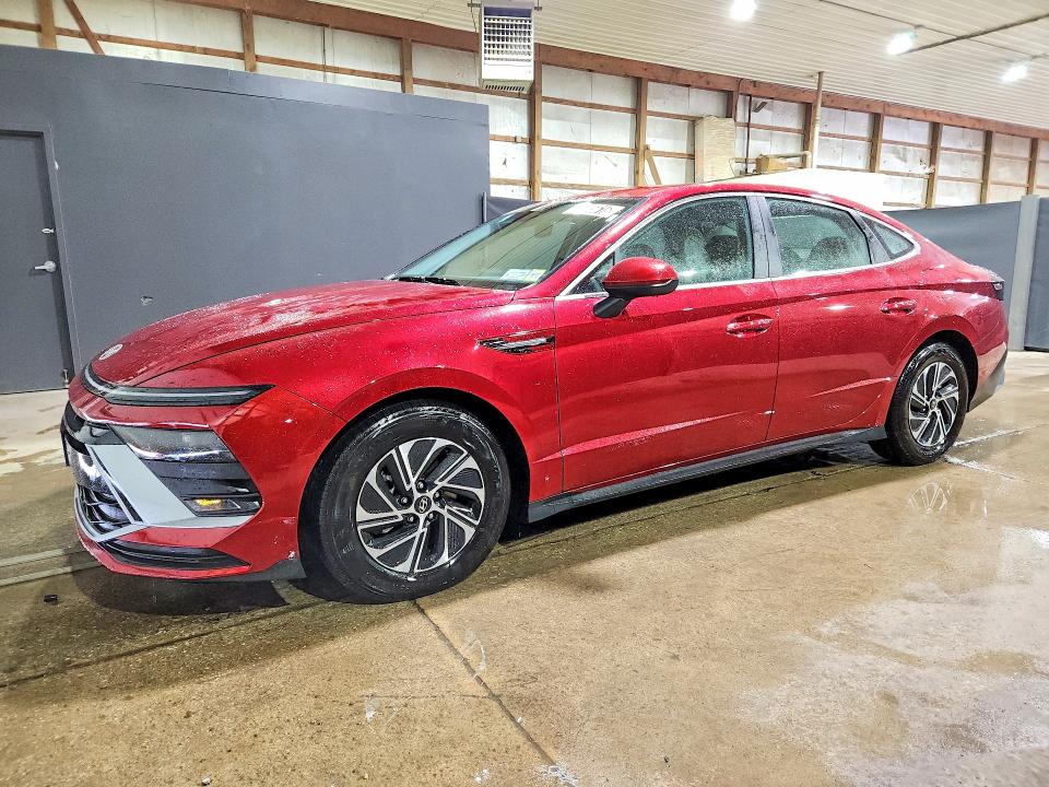 2026 Hyundai Sonata hybrid VIN KMHL24JJ2TA170148 COPART salvage auction — FRONT END, Oh - Certificate Of Title (P), sold $16,300 on 2026-09-09 (photo 1)
