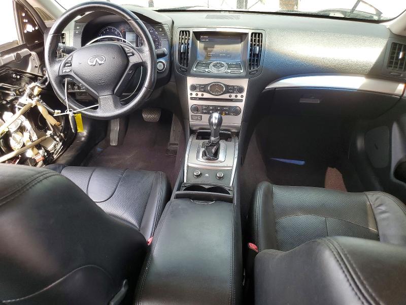 2011 Infiniti G37 VIN JN1CV6AP8BM504856 COPART salvage auction — FRONT END, AZ - CERT OF TITLE - SALVAGE, sold $625 on 2026-10-09 (photo 8)