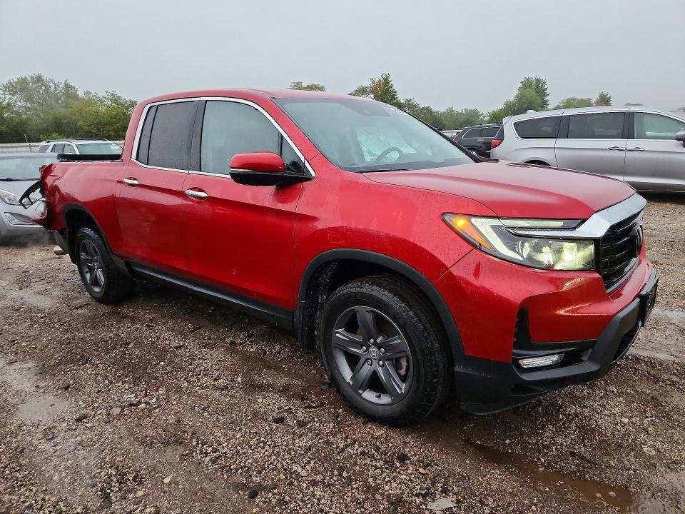 2023 Honda Ridgeline VIN 5FPYK3F73PB023679 COPART salvage auction — REAR END, Il - Salvage Certificate, sold $7,800 on 2026-10-08 (photo 4)