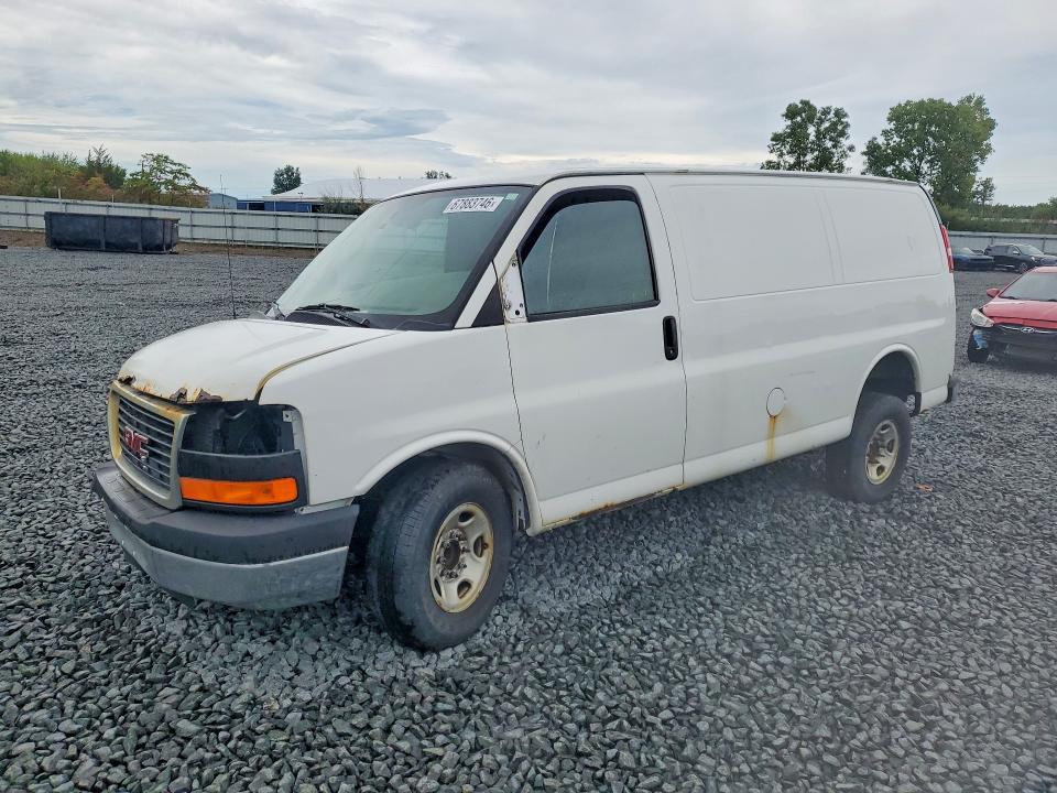 2015 Gmc Savana VIN 1GTW7FCF0F1277193 COPART salvage auction — FRONT END, OH - CERT OF TITLE-SALVAGE, sold $125 on 2026-09-23 (photo 1)