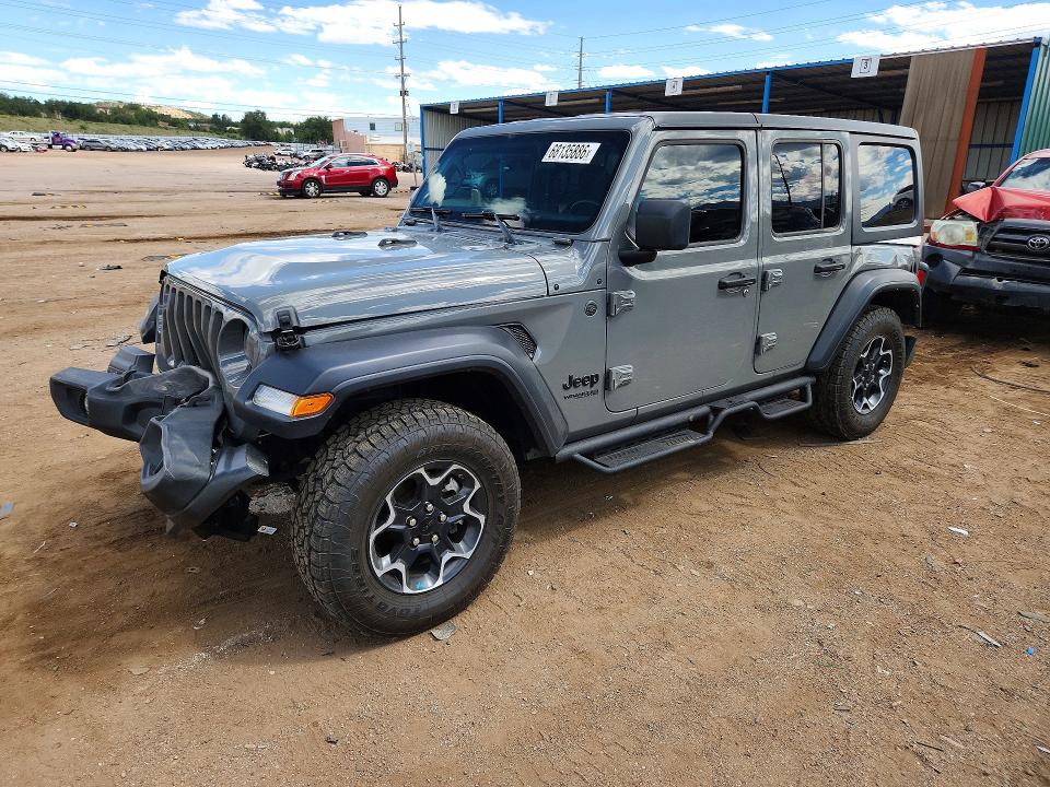2022 Jeep Wrangler / VIN 1C4HJXDG8NW167212 — COPART salvage auction photo