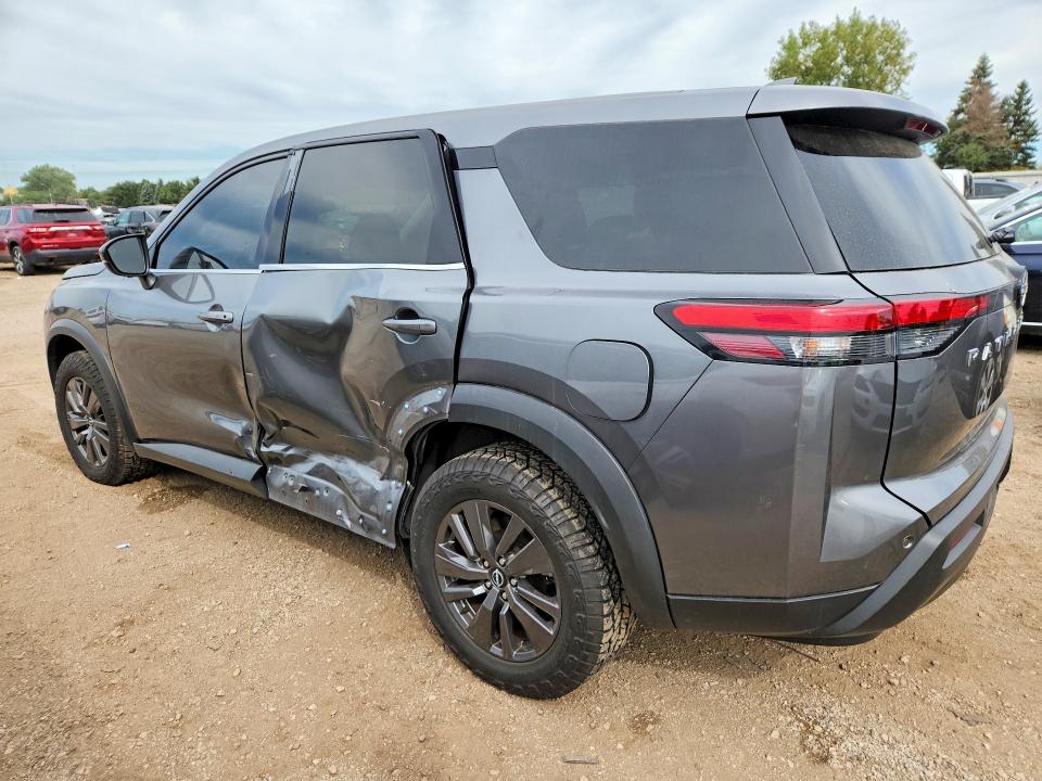 2022 Nissan Pathfinder VIN 5N1DR3AC7NC211957 COPART salvage auction — SIDE, IL - SALVAGE CERTIFICATE, sold $8,000 on 2026-10-15 (photo 2)