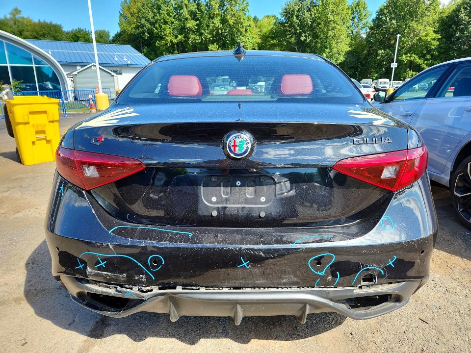 2020 Alfa romeo Giulia VIN ZARFANBN3L7626205 COPART salvage auction — FRONT END, Ct - Cert Of Title-Salvage, sold $10,600 on 2026-10-01 (photo 6)