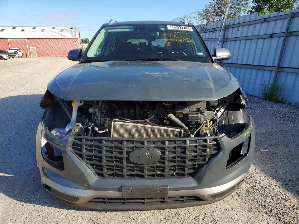 2025 Hyundai Venue VIN KMHRC8A35SU388307 COPART salvage auction — FRONT END, On - Permit No Brand - Unfit, sold $8,700 on 2026-10-07 (photo 5)