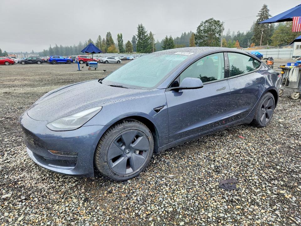 2022 Tesla Model 3 VIN 5YJ3E1EA4NF339178 — COPART salvage auction photo