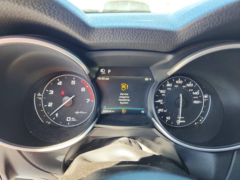 2020 Alfa romeo Stelvio VIN ZASPAJAN3L7C88353 COPART salvage auction — FRONT END, Salvage Title, sold $6,100 on 2026-10-20 (photo 9)