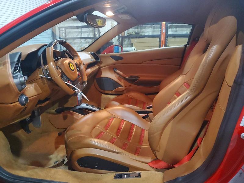 2016 Ferrari 488 gtb VIN ZFF79ALA5G0214993 COPART salvage auction — NORMAL WEAR, AZ - CERT OF TITLE-RESTORED SALVAGE, sold $45,500 on 2026-09-18 (photo 7)