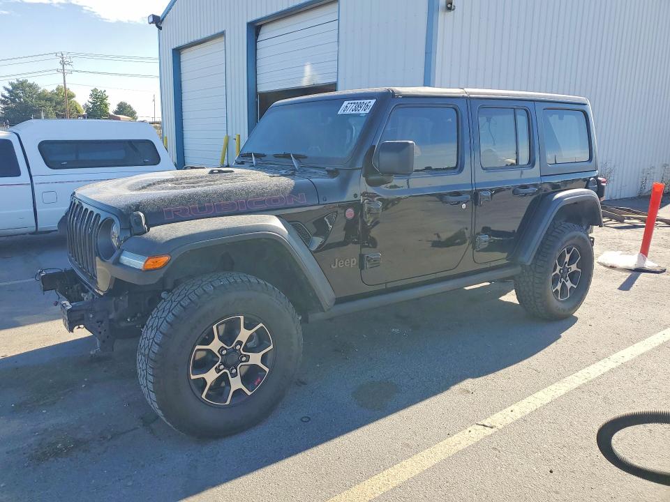 2018 Jeep Wrangler / VIN 1C4HJXFG9JW114087 — COPART salvage auction photo