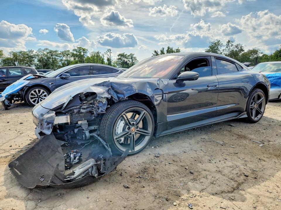 2021 Porsche Taycan VIN WP0AB2Y19MSA41957 — COPART salvage auction photo