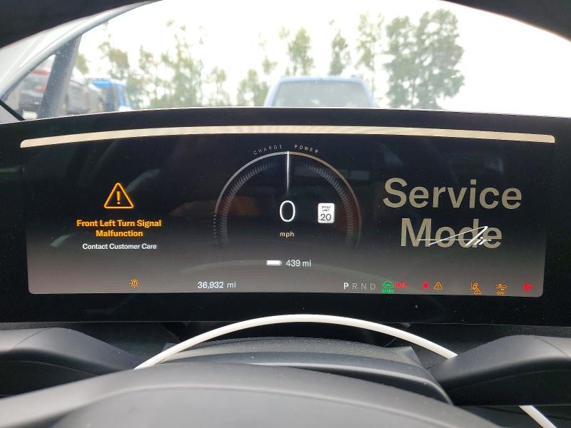 2022 Lucid Air VIN 50EA1GBA8NA003760 COPART salvage auction — FRONT END, Salvage Title, sold $14,200 on 2026-09-28 (photo 9)