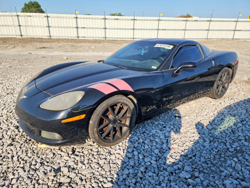 2007 Chevrolet Corvette VIN 1G1YY26U375101170 — COPART salvage auction photo