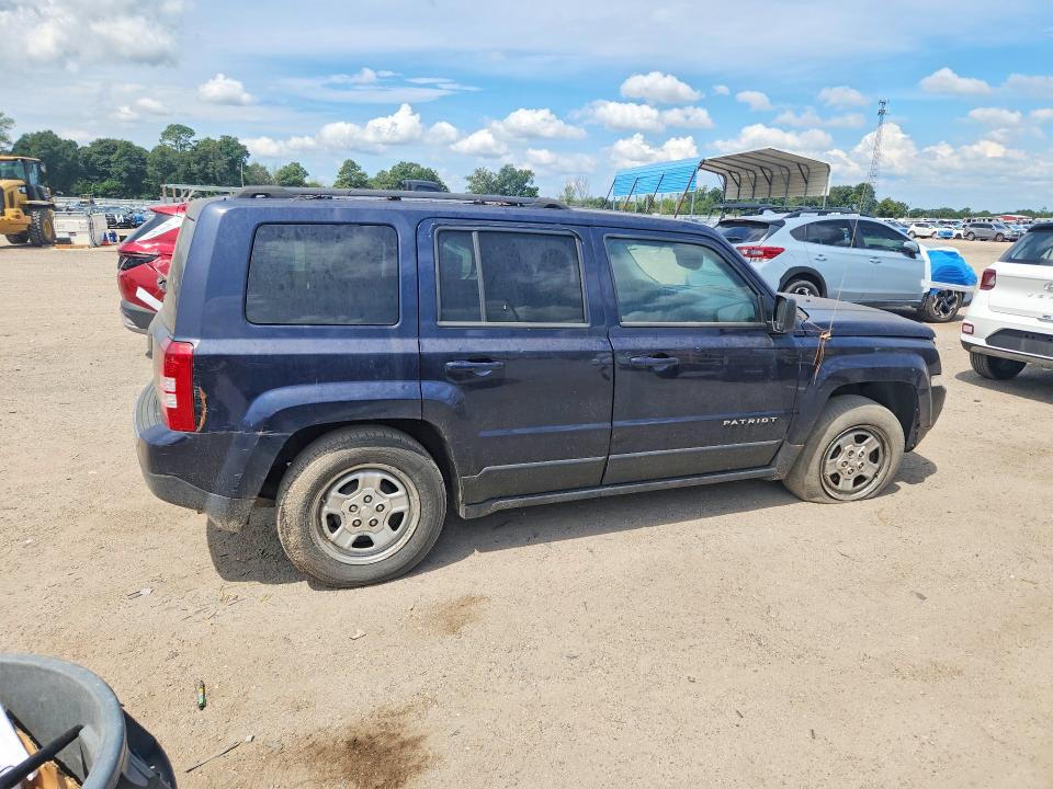 2016 Jeep Patriot VIN 1C4NJPBB7GD575760 COPART salvage auction — NORMAL WEAR, Fl - Certificate Of Title, sold $200 on 2026-10-08 (photo 3)