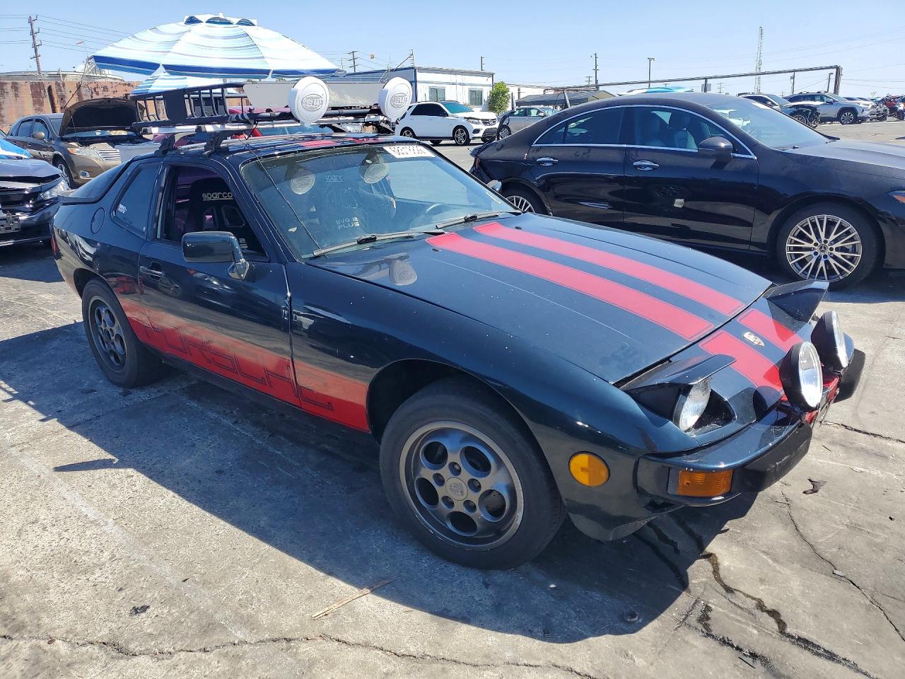 1987 Porsche 924 VIN WP0AA092XHN450937 COPART salvage auction — Normal Wear, Ca - Dis/Dlr/Exp Clean W/Salv Hist, sold $550 on 2026-09-18 (photo 4)