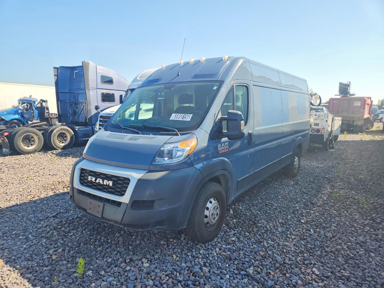 2020 Ram ProMaster 3500 VIN 3C6URVJG6LE145076 — COPART salvage auction photo