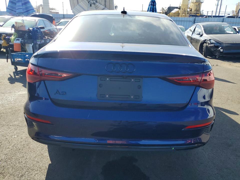 2023 Audi A3 VIN WAUAUDGY8PA050741 COPART salvage auction — SIDE, Ca - Salvage Certificate (P), sold $12,200 on 2026-09-23 (photo 6)