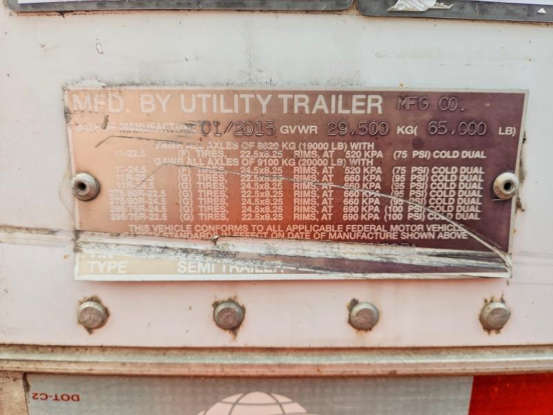 2016 Utility trailer manufacture Trailer VIN 1UYVS2480GM428201 COPART salvage auction — NORMAL WEAR, IL - CERTIFICATE OF TITLE (P), sold $1,050 on 2026-09-22 (photo 8)
