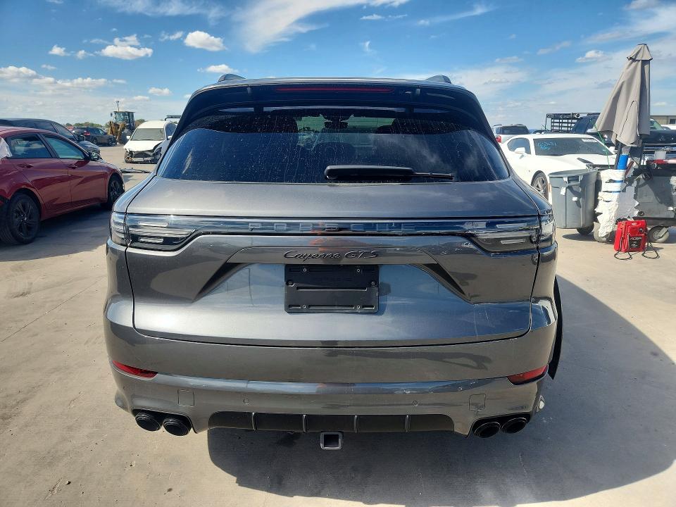 2021 Porsche Cayenne VIN WP1AG2AY1MDA33179 COPART salvage auction — REAR END, Tx - Salvage Vehicle Title, sold $29,750 on 2026-10-01 (photo 6)