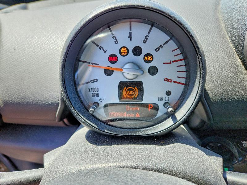 2012 Mini Cooper VIN WMWZB3C59CWM03726 COPART salvage auction — FRONT END, Ca - Salvage Certificate, sold $775 on 2026-09-29 (photo 9)