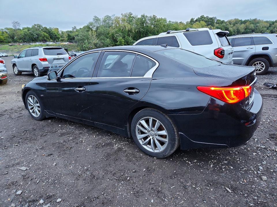 2016 Infiniti Q50 VIN JN1EV7AR1GM342625 COPART salvage auction — MECHANICAL, NY - CERTIFICATE OF TITLE, sold $325 on 2026-09-27 (photo 2)