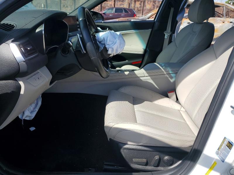 2022 Genesis G70 VIN KMTG34TA5NU097702 COPART salvage auction — FRONT END, CA - SALVAGE CERTIFICATE (P), sold $2,100 on 2026-10-07 (photo 7)