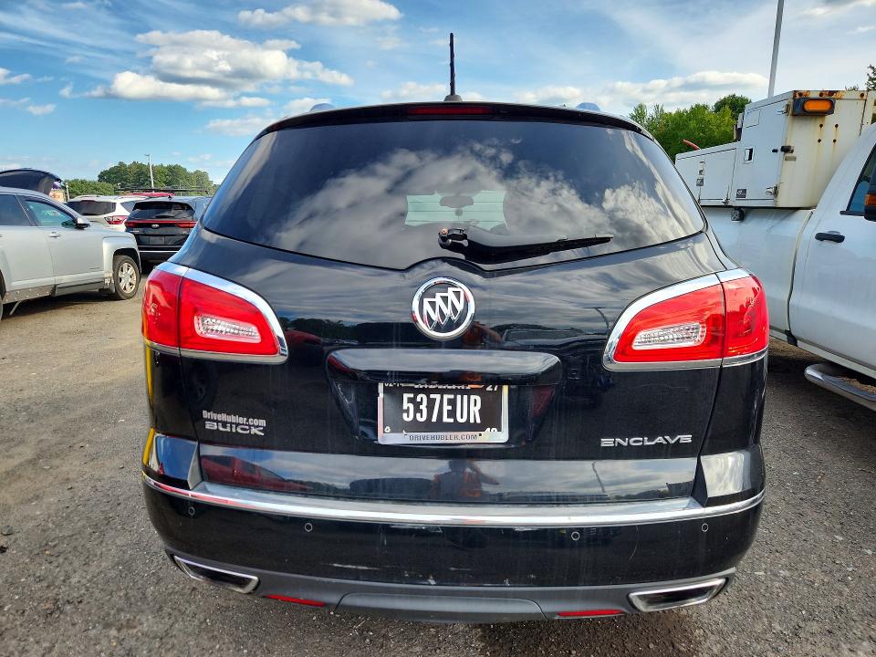 2017 Buick Enclave VIN 5GAKRBKDXHJ315034 COPART salvage auction — FRONT END, Wv - Certificate Of Title, sold $800 on 2026-10-08 (photo 6)
