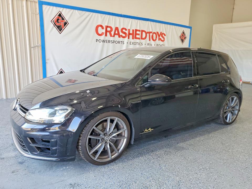 2017 Volkswagen Golf VIN WVWWF7AUXHW118312 — COPART salvage auction photo