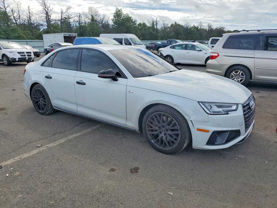 2019 Audi A4 VIN WAUFNAF45KA081003 COPART salvage auction — SIDE, NY - CERTIFICATE OF TITLE, sold $7,700 on 2026-09-09 (photo 4)