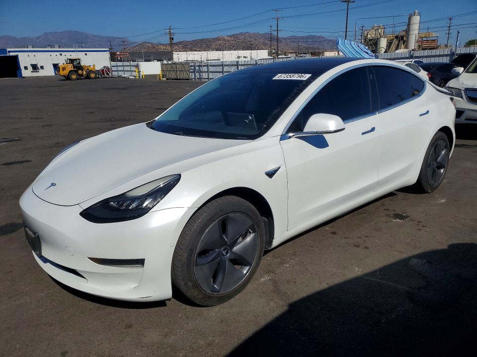 2020 Tesla Model 3 VIN 5YJ3E1EA0LF631455 — COPART salvage auction photo
