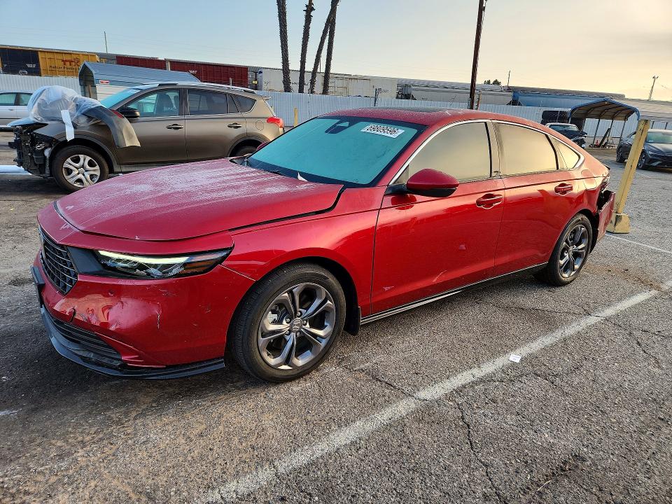 2025 Honda Accord VIN 1HGCY2F67SA015400 — COPART salvage auction photo