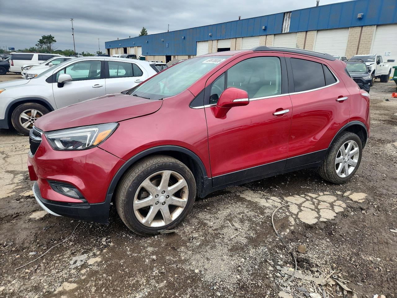 2017 Buick Encore VIN KL4CJCSB9HB077938 COPART salvage auction — Front End, MT - CERTIFICATE OF TITLE, sold $1,500 on 2026-10-09 (photo 1)