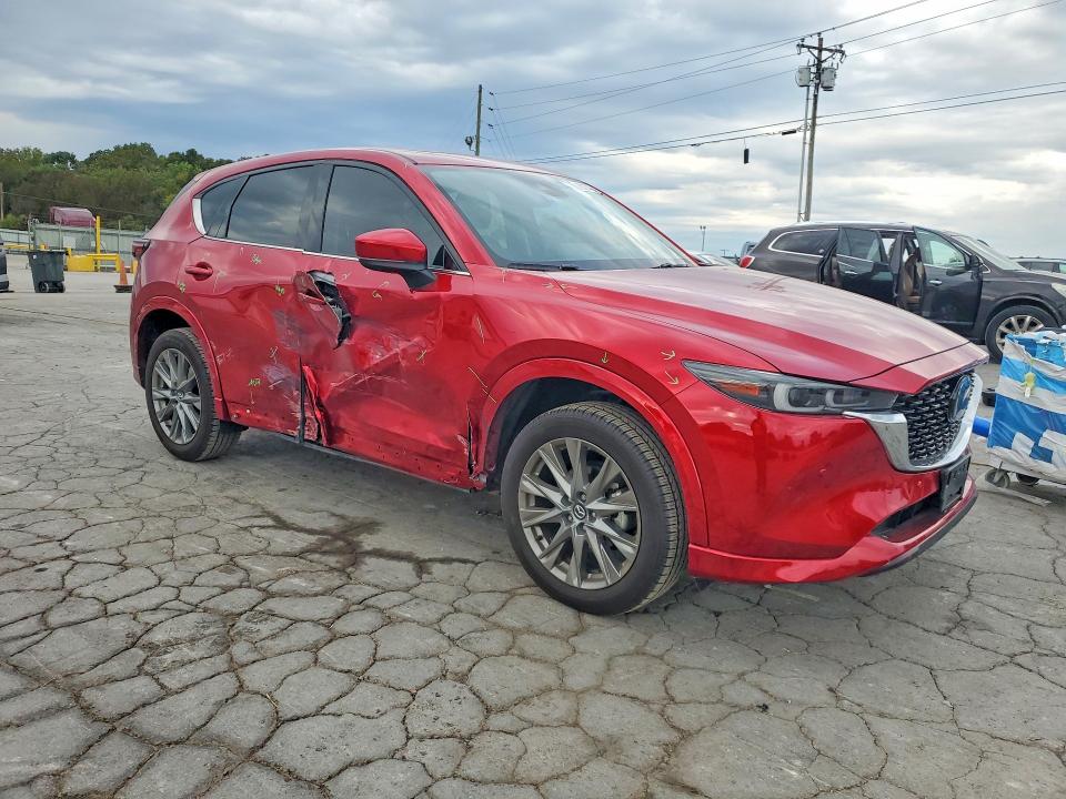 2025 Mazda Cx-5 VIN JM3KFBEM6S0711355 COPART salvage auction — SIDE, TN - SALVAGE CERTIFICATE (P), sold $12,200 on 2026-09-21 (photo 4)
