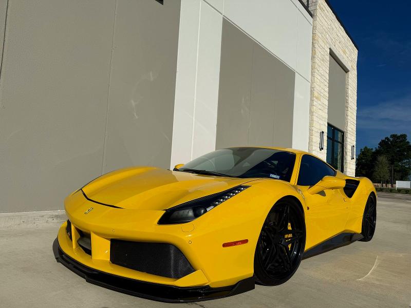 2017 Ferrari 488 gtb VIN ZFF79ALA1H0224115 COPART salvage auction — MINOR DENT/SCRATCHES, Tx - Cert Of Title-Rebuilt Salvage (P), sold $85,000 on 2026-09-18 (photo 2)