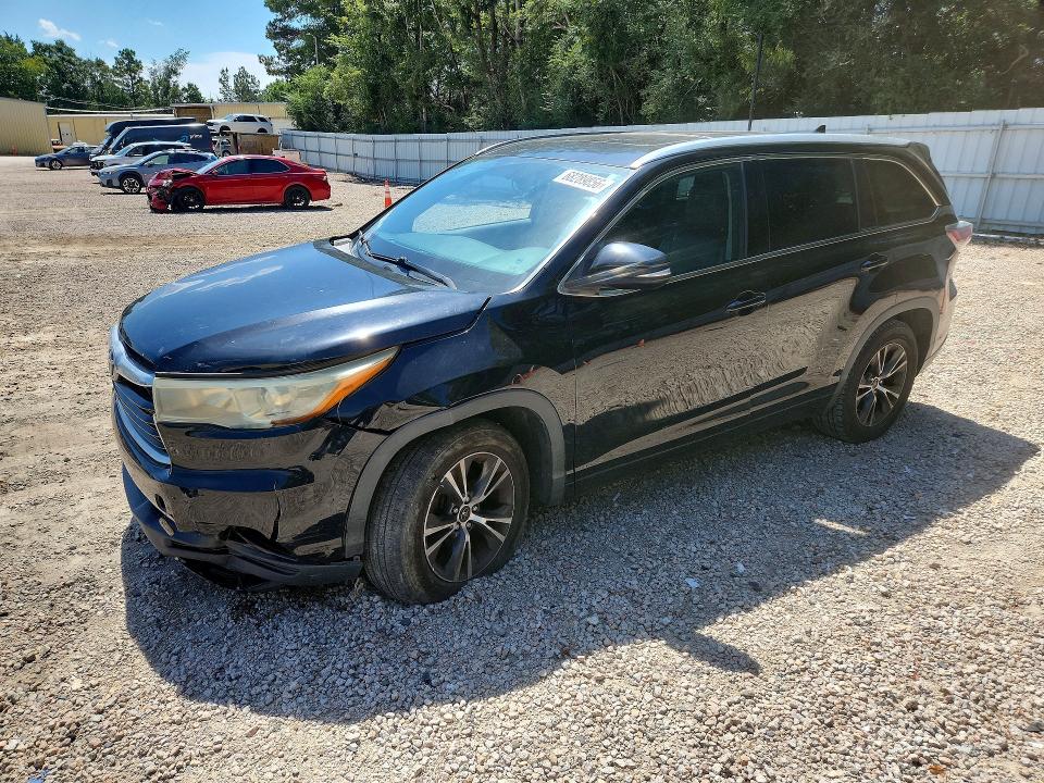 2016 Toyota Highlander VIN 5TDKKRFH4GS507026 — COPART salvage auction photo