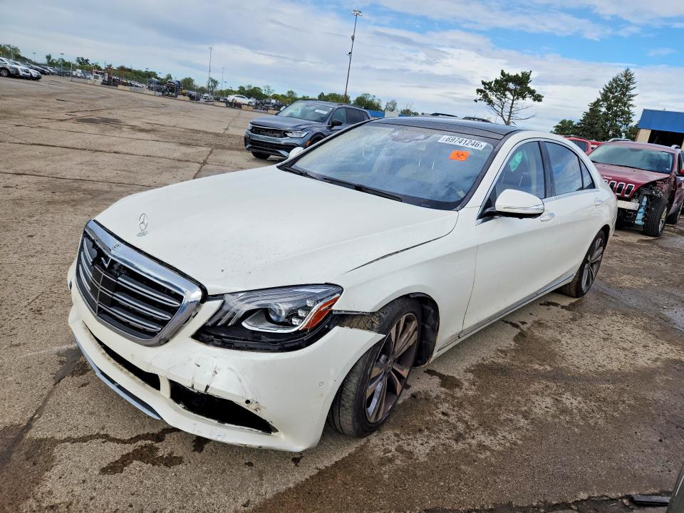 2018 Mercedes-benz S-klasse VIN WDDUG6EB2JA350791 — COPART salvage auction photo
