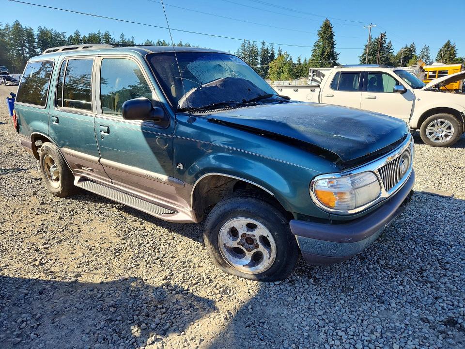 1997 Mercury Mountaineer VIN 4M2DU55P3VUJ07384 COPART salvage auction — FRONT END, Wa - Affidavit In Lieu Of Title, sold $175 on 2026-09-22 (photo 4)