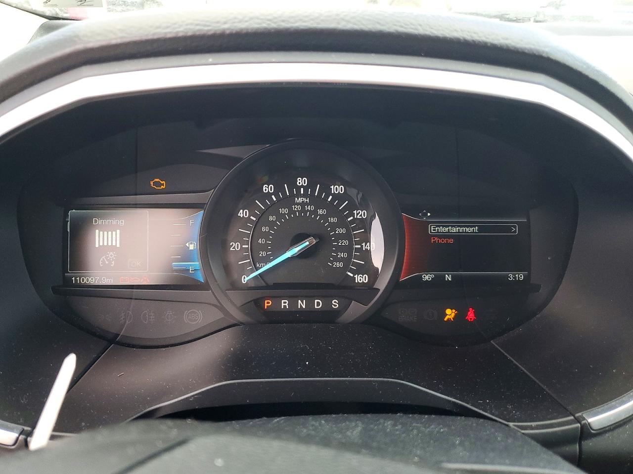 2018 Ford Edge VIN 2FMPK4K97JBB42532 COPART salvage auction — Mechanical, VA - CERTIFICATE OF TITLE, sold $3,000 on 2026-09-26 (photo 9)