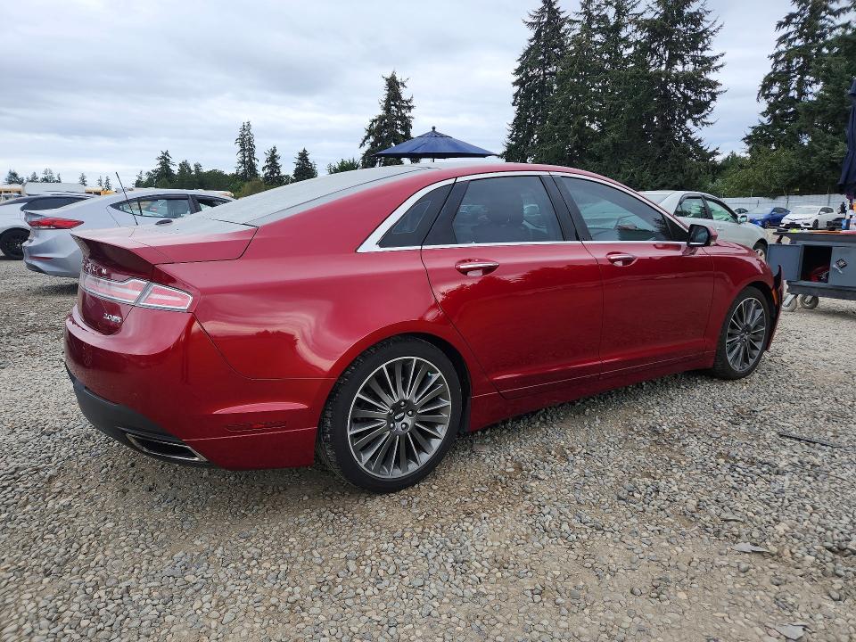 2013 Lincoln Mkz VIN 3LN6L2J9XDR826611 COPART salvage auction — FRONT END, WA - BILL OF SALE, sold $1,700 on 2026-10-02 (photo 3)