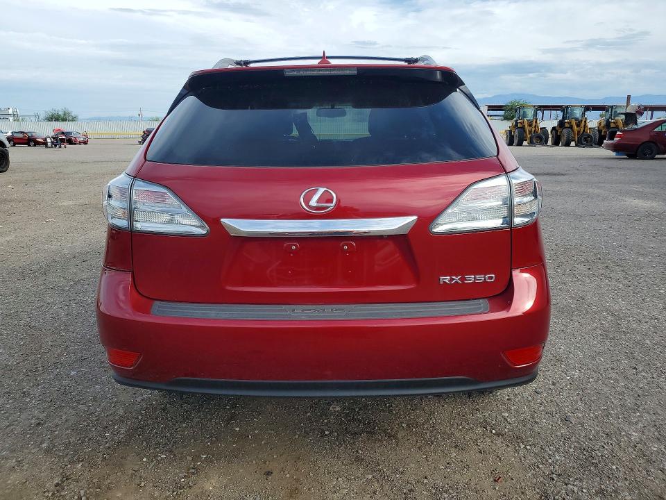 2011 Lexus Rx VIN 2T2BK1BA8BC080831 COPART salvage auction — FRONT END, Az - Cert Of Title - Salvage, sold $2,600 on 2026-10-13 (photo 6)