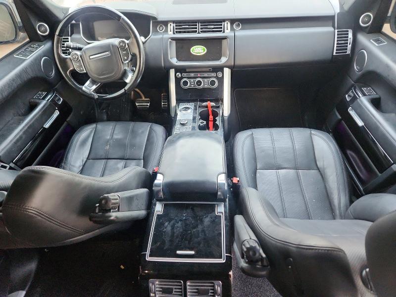 2017 Land rover RANGE ROVER VIN SALGS5FE4HA367703 COPART salvage auction — MINOR DENT/SCRATCHES, Tx - Certificate Of Title, sold $8,500 on 2026-10-27 (photo 8)