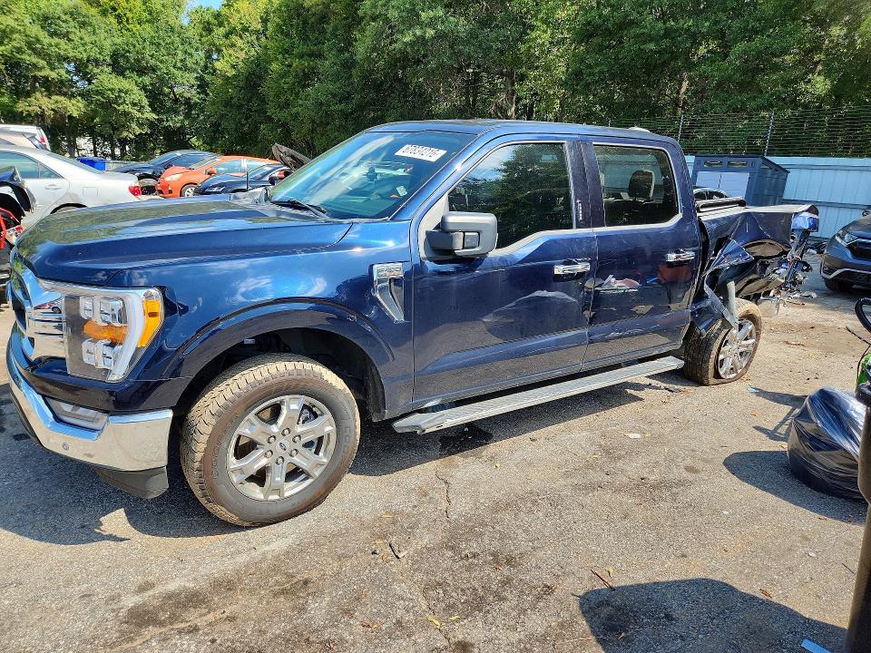 2022 Ford F-150 lightning VIN 1FTEW1C59NFA47534 — COPART salvage auction photo