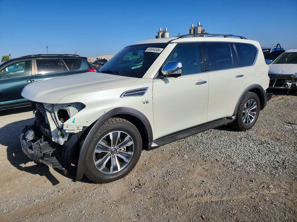 2019 Nissan Armada VIN JN8AY2NC8KX512051 — COPART salvage auction photo
